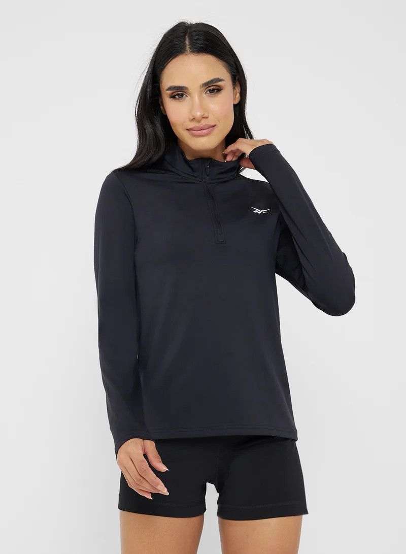 ريبوك Active Mock Neck T-Shirt