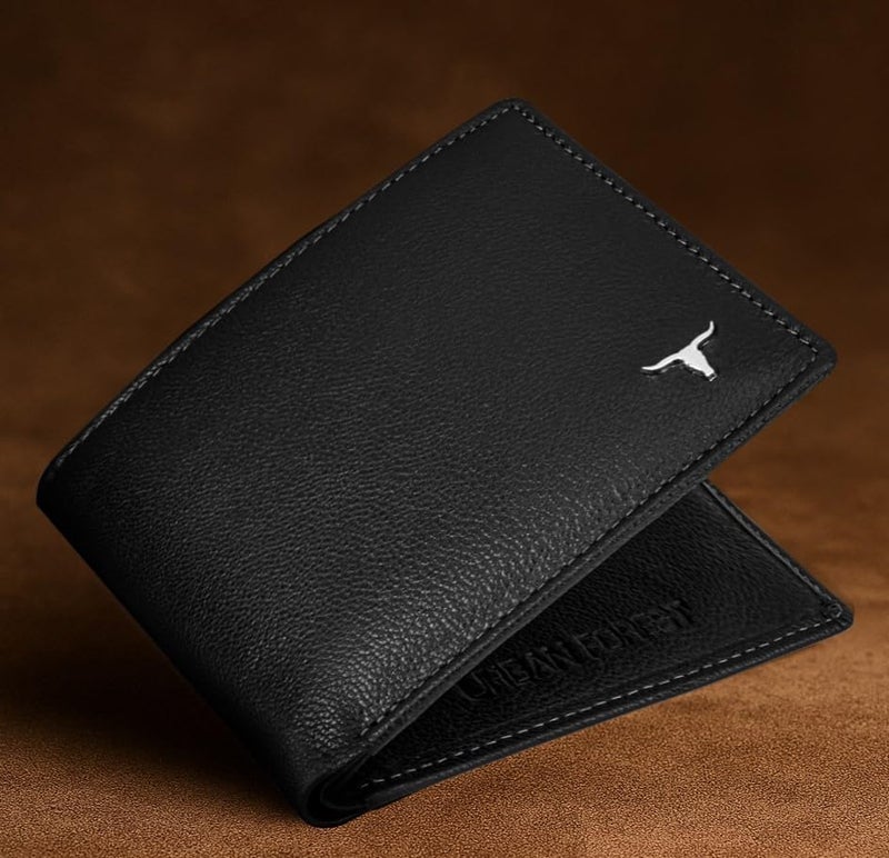 URBANFOREST محفظة جلدية سوداء جورج للرجال - Image 2