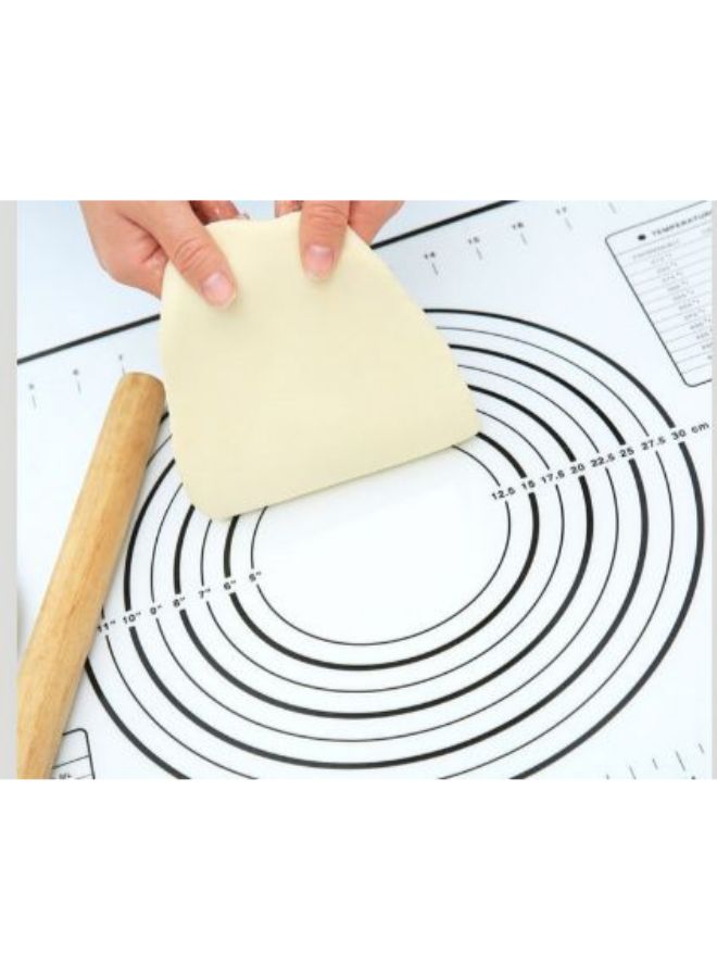 Kneading Rolling Pastry Mat White 40 x 60cm - Image 3