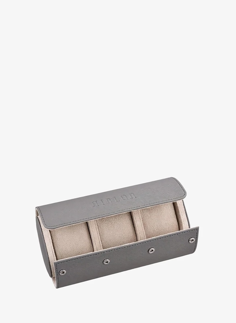 Riblor Tasso 3 Slots Watch Roll Grey