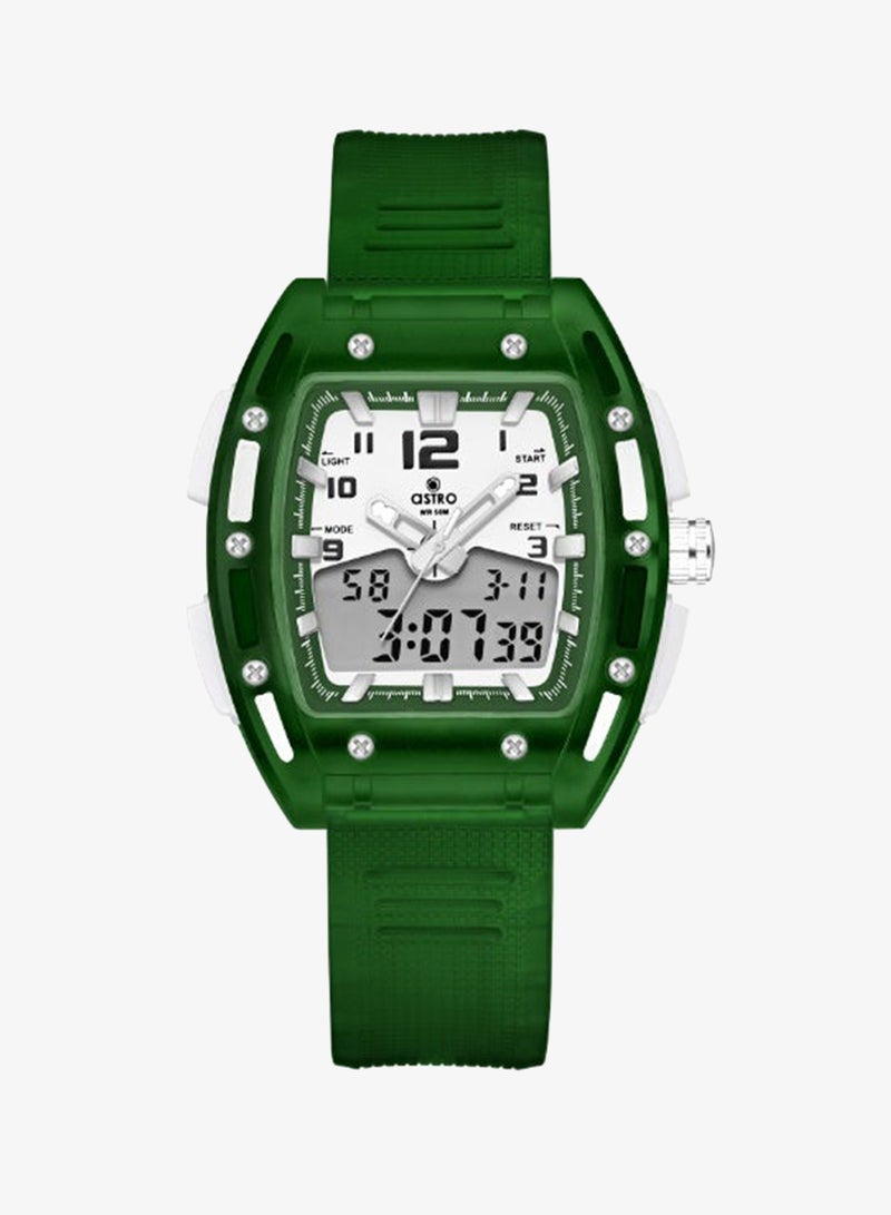 ASTRO Kids Polyurethane Analog-Digital Watch A24803-PPGG - 37*43 mm - Image 1
