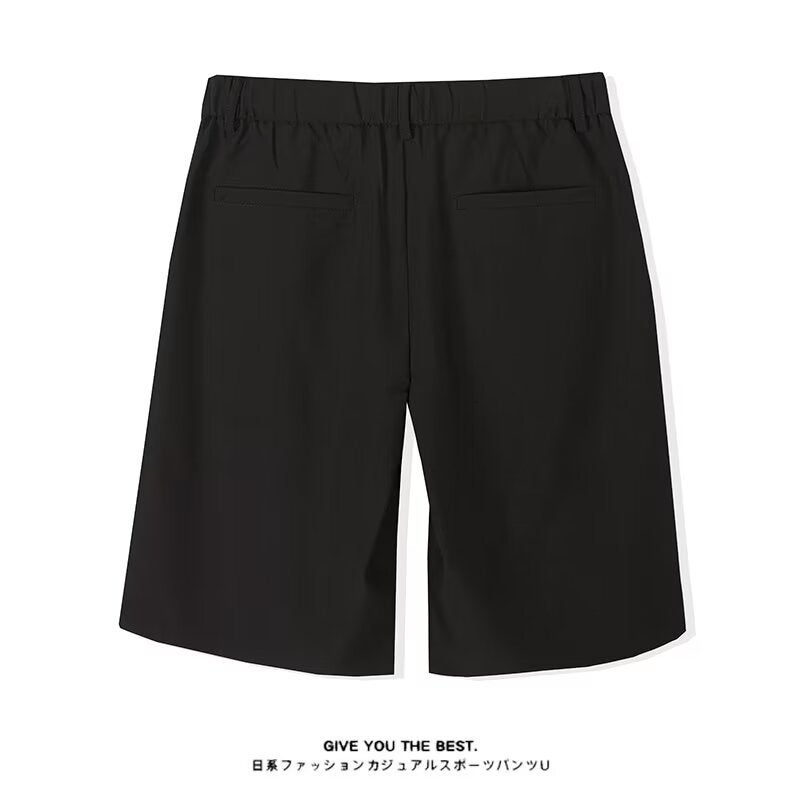Suit Shorts Men'S Explosive Loose Straight High-End Casual Pants Young Boys Summer Korean Fashionable Pants - Image 1