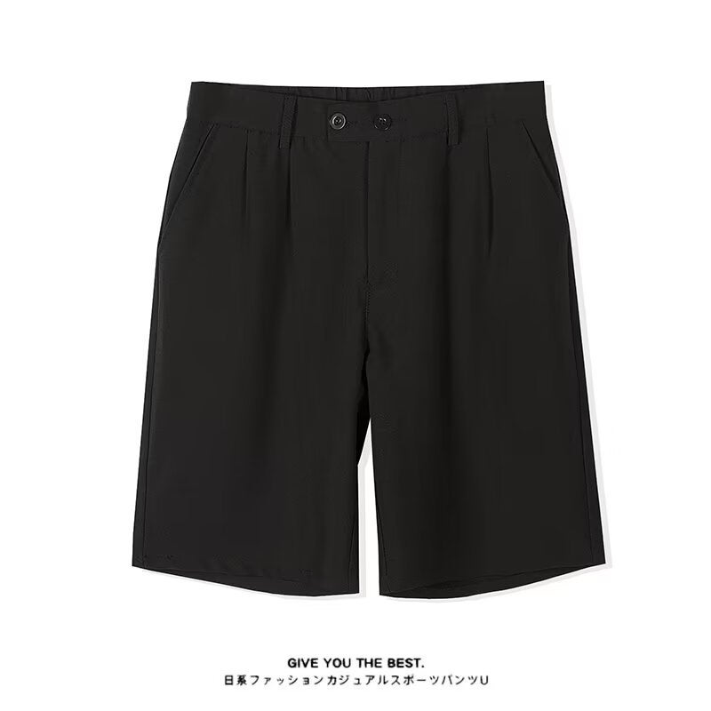 Suit Shorts Men'S Explosive Loose Straight High-End Casual Pants Young Boys Summer Korean Fashionable Pants - Image 3
