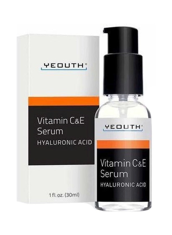 Yeouth Vitamin C And E Serum With Hyaluronic Acid, 1Oz