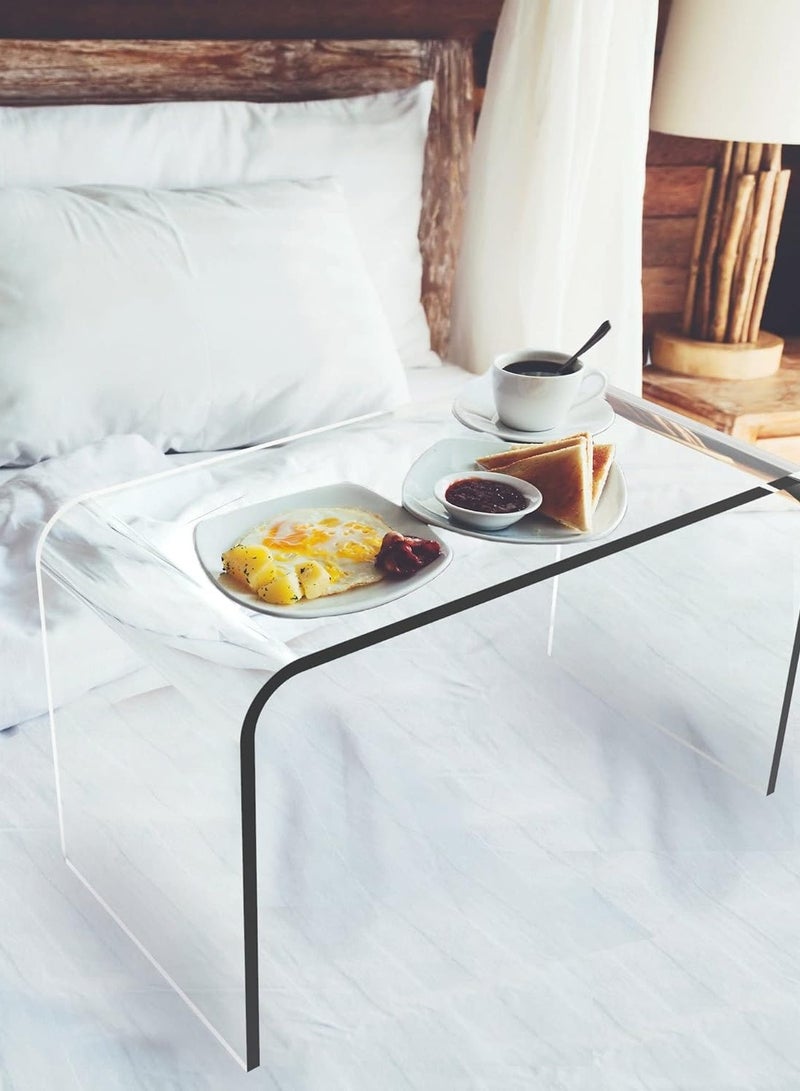 TPGP Clear Acrylic Side Multipurpose Use As A Lap Desk, Coffee, End Table - Image 4