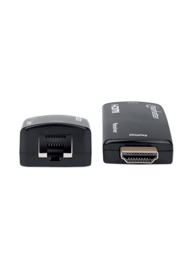 Manhattan 207539 Extender HDMI Extender by Single Cat5e/6 up to 60m - Black - Image 2