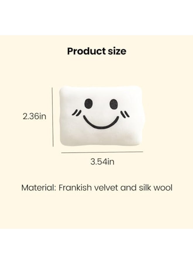 Ergonomic Wrist Rest for Mouse  Keyboard - Plush Flannel  Silk-Filled Cushion (3.54 x 2.36 Inches) - Soft Typing Wrist Support for Laptop Computer Desk Office Supplies  College Gaming - Image 2