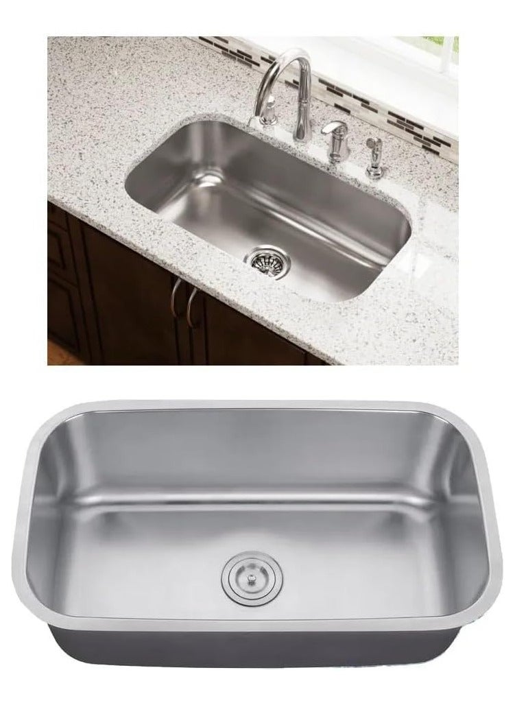 Shams Kitchen sink, size 75 cm x 44 cm, thickness 1 mm - Image 4