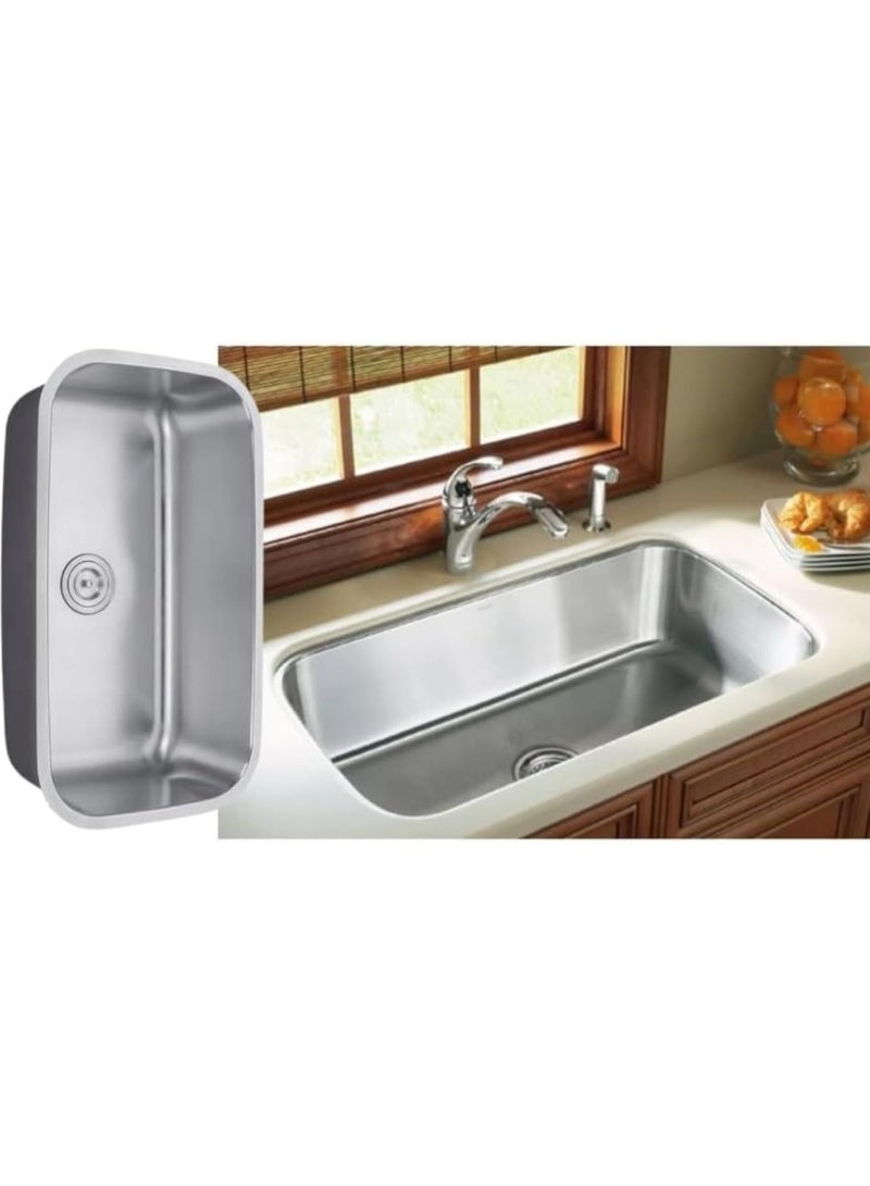 Shams Kitchen sink, size 75 cm x 44 cm, thickness 1 mm - Image 5