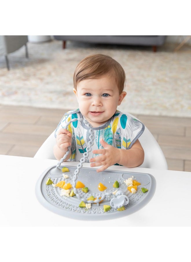BUMKiNs Bibs For Girl Or Boy Superbib Baby And Toddler For 624 Months Essential Must Have For Eating Feeding Baby Led Weaning Supplies Mess Saving 3Pk Feathers Quill Outdoors  - Image 3