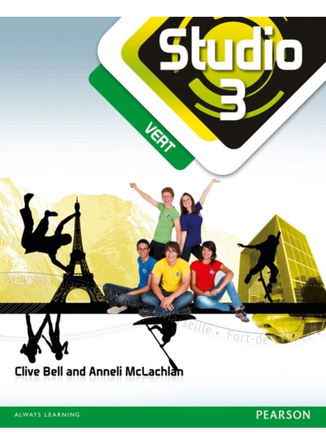 Studio 3 vert Pupil Book (11-14 French) 