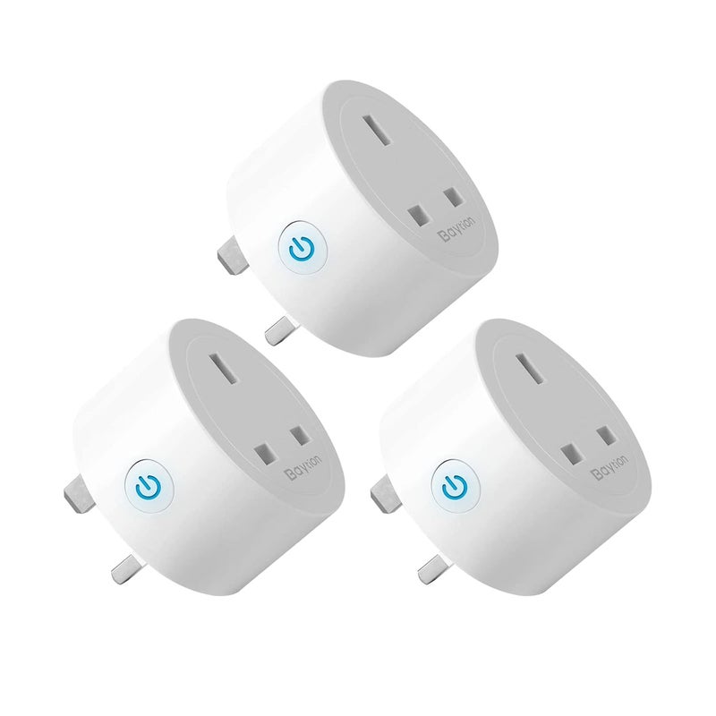 Baytion WiFi Smart Plug, 16A Energy Monitoring WLAN Smart Plug - Image 1