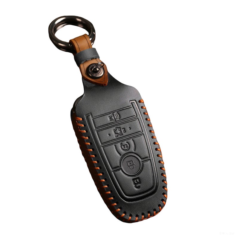 Ford Dedicated Cover Key Fob Case Suit for Keyless Remote Control（5key-Black） - Image 1