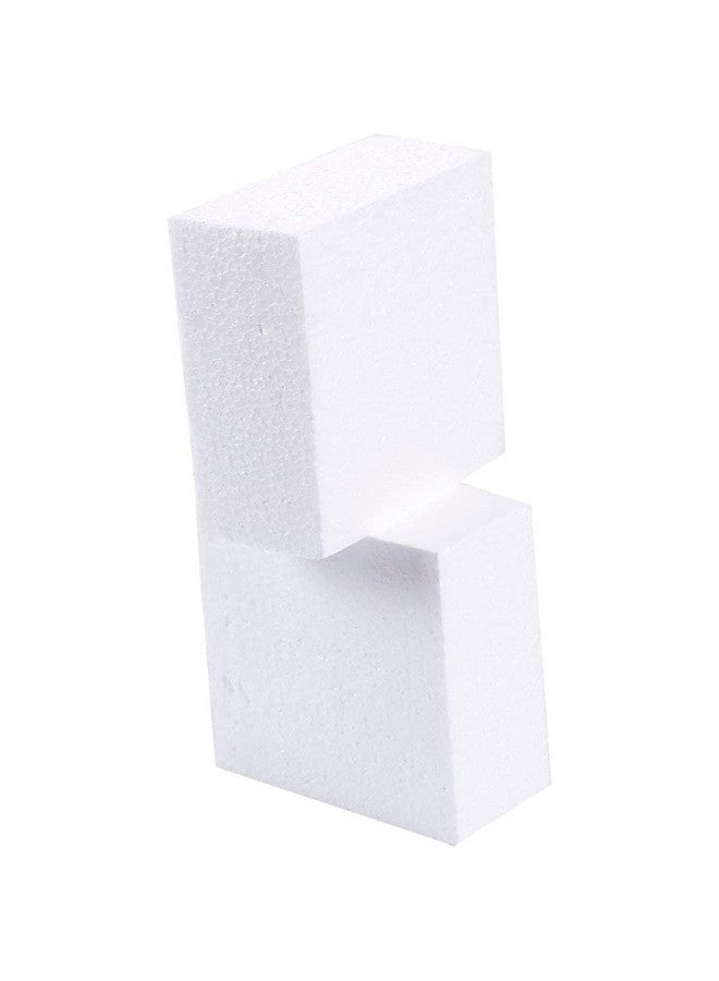 Juvale 12 Pack Foam Blocks For Crafts Polystyrene Brick Rectangles For Floral Arrangements Art Supplies Holiday Decor (4 X 4 X 2 In White) - Image 4