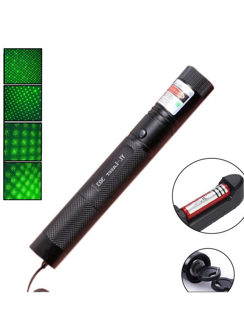 Generic Long Range Tactical Red Dot Light Presentation Pointer for Indoor Teaching/Office Meeting  Outdoor Interactive Cat Laser Toy, Star Cap Adjustable Focus for Night Hiking  - Image 1