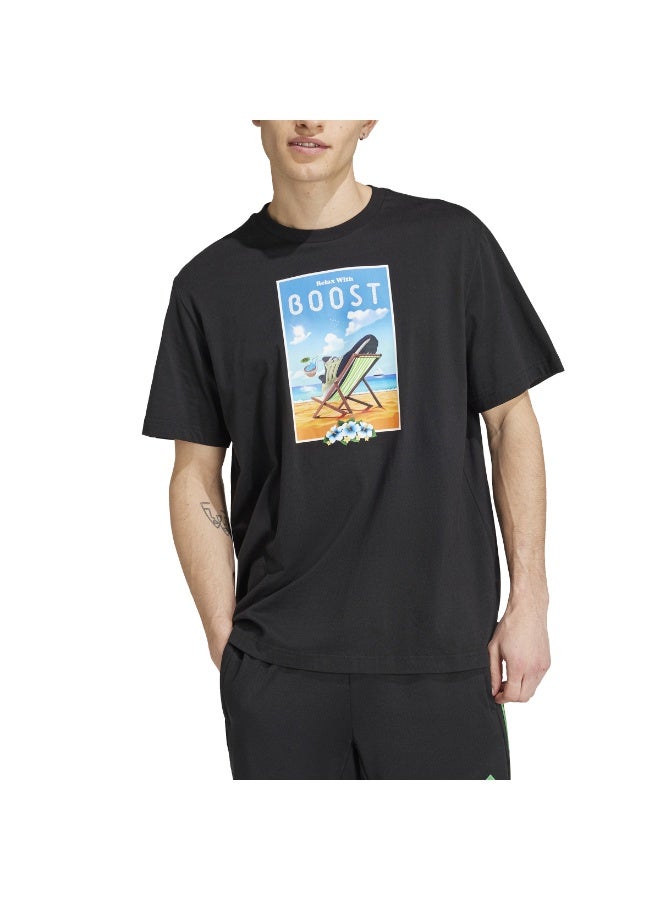 Adidas Boost Short Sleeve Graphic T-Shirt - Image 3