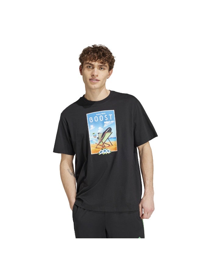 Adidas Boost Short Sleeve Graphic T-Shirt - Image 1