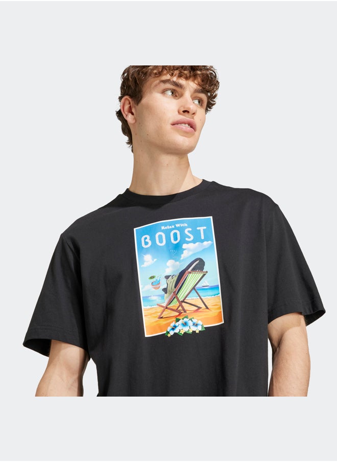 Adidas Boost Short Sleeve Graphic T-Shirt  - Image 5