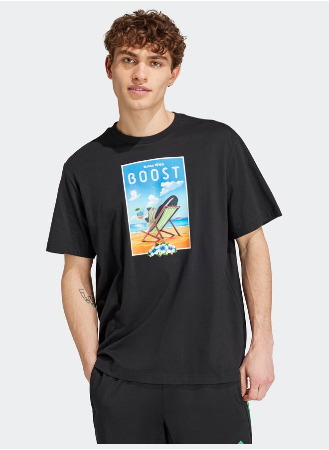 Adidas Boost Short Sleeve Graphic T-Shirt  - Image 1