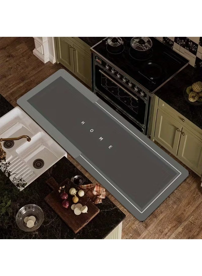 2-Piece Long Kitchen & Bathroom Mat Set – Super Absorbent, Quick-Dry, Non-Slip Rugs for Kitchen, Bathroom, Laundry Room & Entryway – Modern Design - Image 3