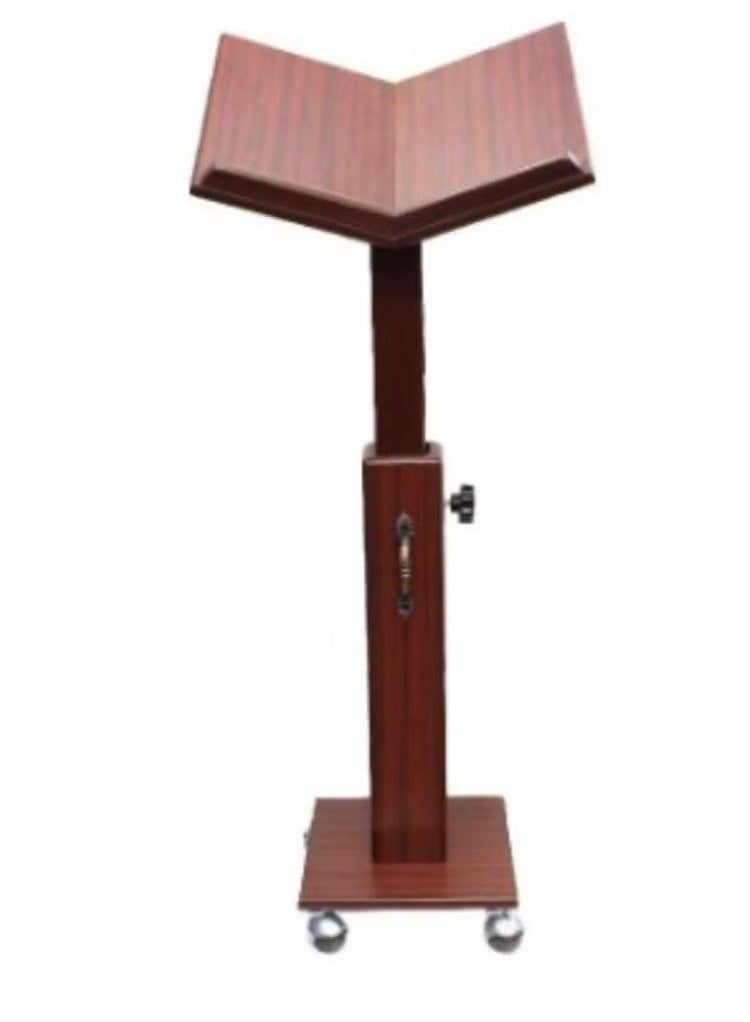 فيرونا حامل القران الكريم / حامل مصحف خشبي بنى الارتفاع  قابل للتعديل