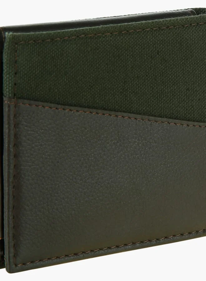 Lee Cooper Men Dual-textured Bi-fold Wallet