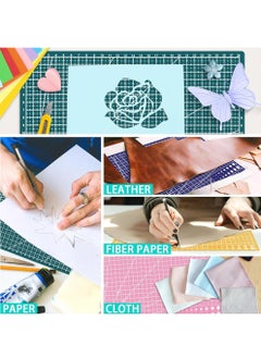 Excefore 5 Pack Cutting Mat for Cricut 9 x12 inch Cutting Mat for Cricut Art Hobby Craft Scrapbooking Stencil Sticky Mat for Craft Non-Porous and Anti-Slip Surface  - Image 5