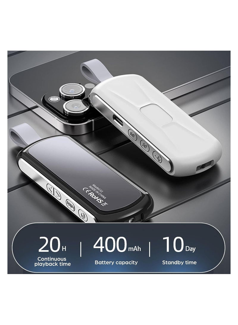 KASTWAVE Pillow Speaker Bone Conduction Stereo, Mini Portable Bluetooth Wireless Sleep Headphones, Insomnia White Noise Machine for Side Sleepers, Black - Image 3