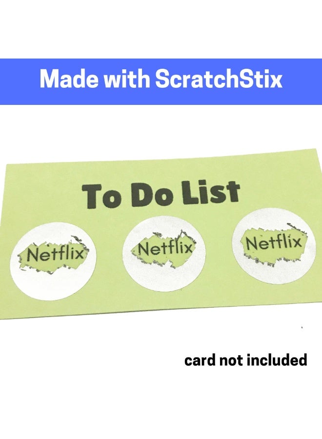 750 Pcs (20 Sheets) Scratch Sticker Sitckers 2.54 Cm Circular Self Adhesive Scratch Card Suitable For Lottery Tickets Diy、 Lucky Draw Card Game Creation (2.54 Cm, Grey) - Image 5