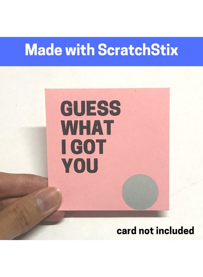 750 Pcs (20 Sheets) Scratch Sticker Sitckers 2.54 Cm Circular Self Adhesive Scratch Card Suitable For Lottery Tickets Diy、 Lucky Draw Card Game Creation (2.54 Cm, Grey) - Image 4