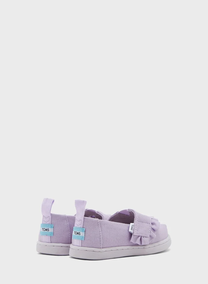 TOMS Kids Printed Slip Ons