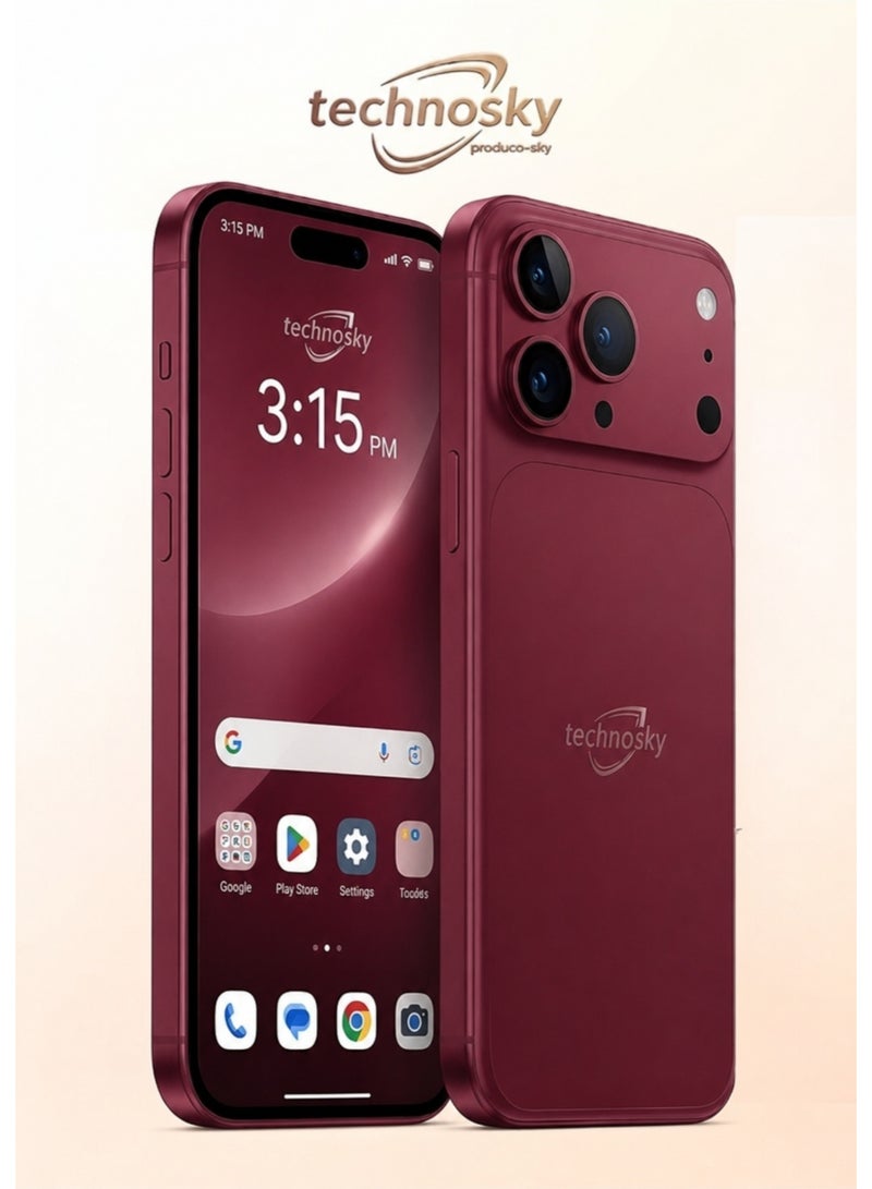 جوال  17 برو ماكس 5G شاشة 6.6 رام 4GB  تخزين 32GB بطارية 4700mAh
