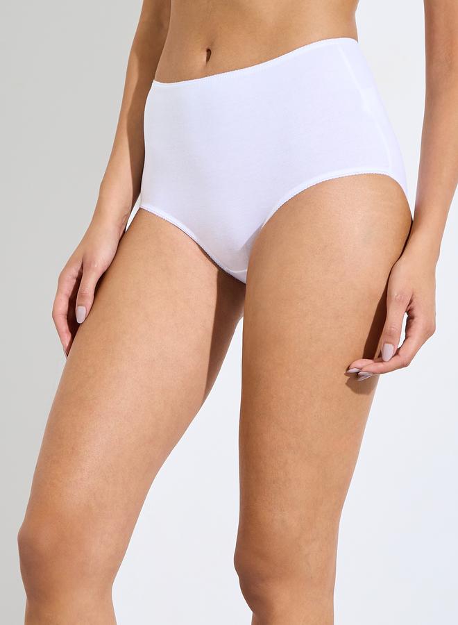 Styli Pack of 5 - Cotton Solid Full Briefs - Image 5