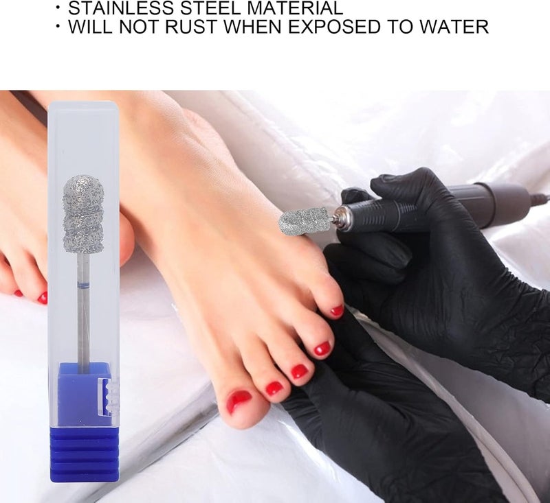 klarako Nail Bit Bits, Foot Dead Skin Removal Nail Drill Bit, Pedicure Polishing Grinding Head Replacement Parts, Professional Nail Bit Attachments Removing Gel Acrylic Cuticle For Manicure Pedicure(#2) - Image 4