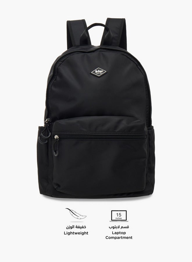 Lee Cooper Solid School Backpack with Adjustable Straps and Zip Closure - 32x16x43 cm  - Image 4