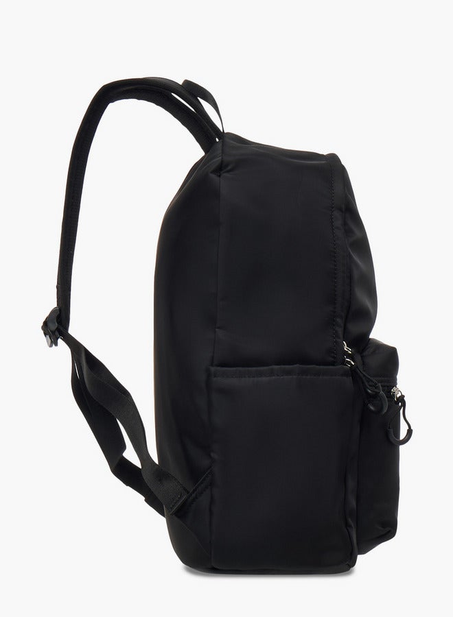 Lee Cooper Solid School Backpack with Adjustable Straps and Zip Closure - 32x16x43 cm  - Image 3