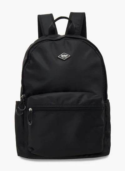 Lee Cooper Solid School Backpack with Adjustable Straps and Zip Closure - 32x16x43 cm