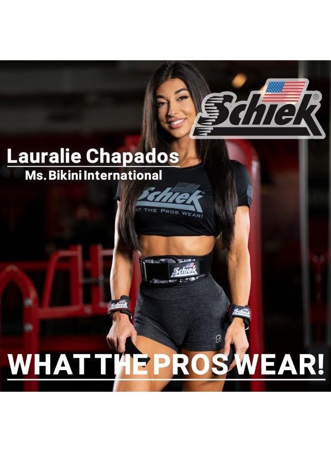 شيك حزام رفع الأثقال Schiek J/C باللون الأحمر - Image 4