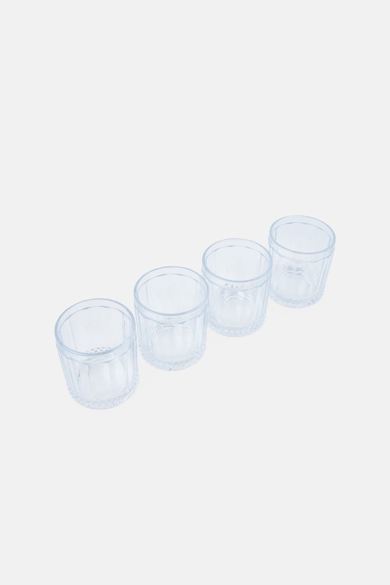 Bombay 4Pcs Opaline Dof Glass 325ml, Transparent - Image 3