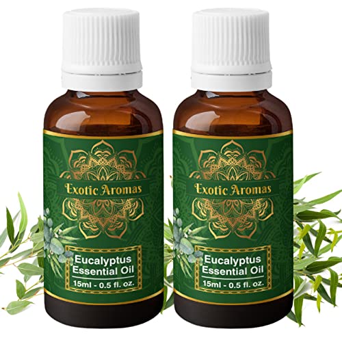 Exotic Aromas Eucalyptus Essential Oil (15Ml + 15Ml) Pack of 2 - Image 1