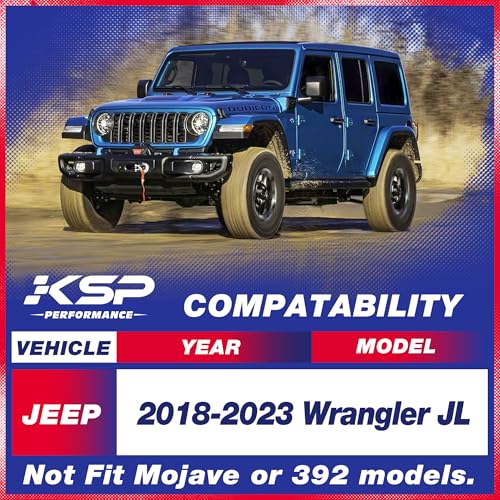 KSP PERFORMANCE KSP 2.5" Leveling Lift Kits for Wrangler JL 2018-2023, 2.5in Front and Rear Full Suspension Level Kit Fit Wrangler JL, Whole Set Chassis Lift Kit Including Coil Spring Spacers and Sway Bar Link - Image 2
