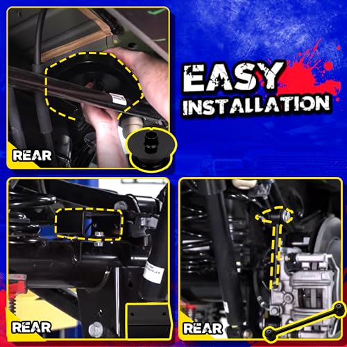 KSP PERFORMANCE KSP 2.5" Leveling Lift Kits for Wrangler JL 2018-2023, 2.5in Front and Rear Full Suspension Level Kit Fit Wrangler JL, Whole Set Chassis Lift Kit Including Coil Spring Spacers and Sway Bar Link - Image 5