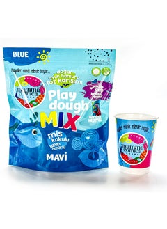 Mammacomica Dough Do It Yourself Play It Yourself Natural Play Dough Powder Mix - Blue -800GR  - Image 1