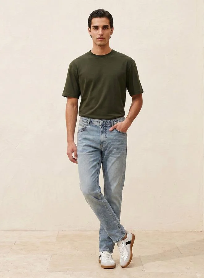 Lee Cooper BLUE Lee Cooper Slim Fit Jeans for Men | Best Price UAE