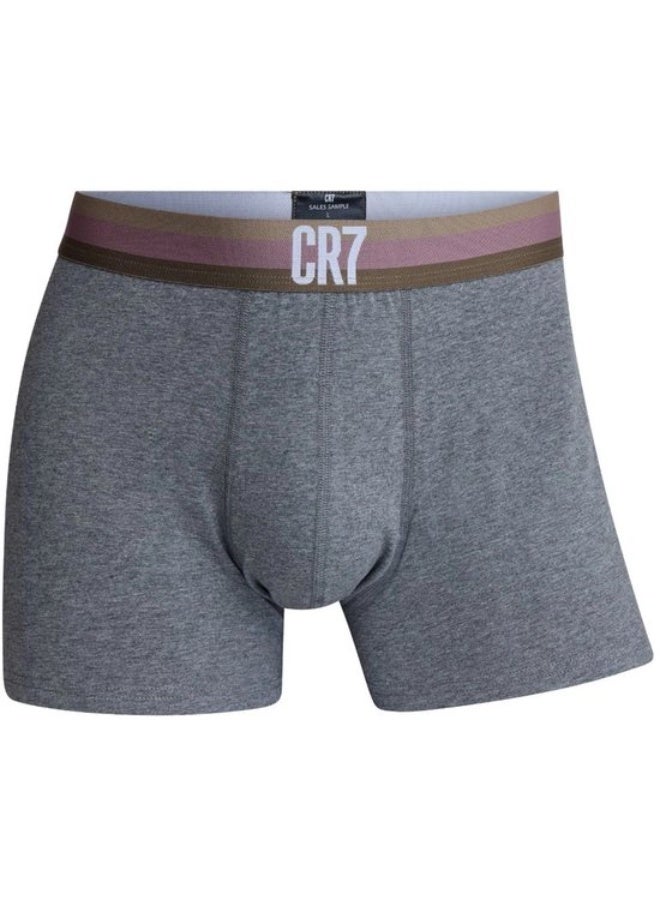 CR7 Basic Men’s Trunk Underwear 3-Pack – Soft Cotton Stretch, Comfortable Everyday Fit, Multicolor - Image 2