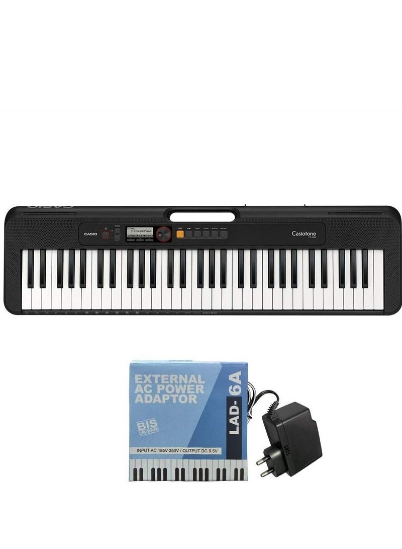 كاسيو لوحة مفاتيح محمولة من كاسيو CT-S200 و 61 مفتاحًا (أسود) - Image 3