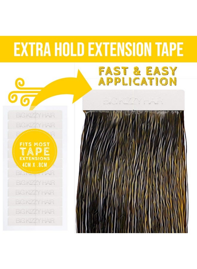Big Kizzy Remover 1 Release & Reuse Tape Hair Extension Remover + Double Sided Extra Hold Hair Extension Tape 4Cm X .8Cm Fits Most - Image 5