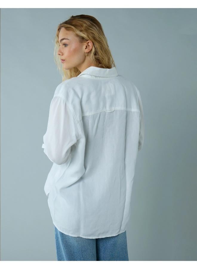 امريكان ايجل قميص بأزرار وأكمام طويلة من - Image 4