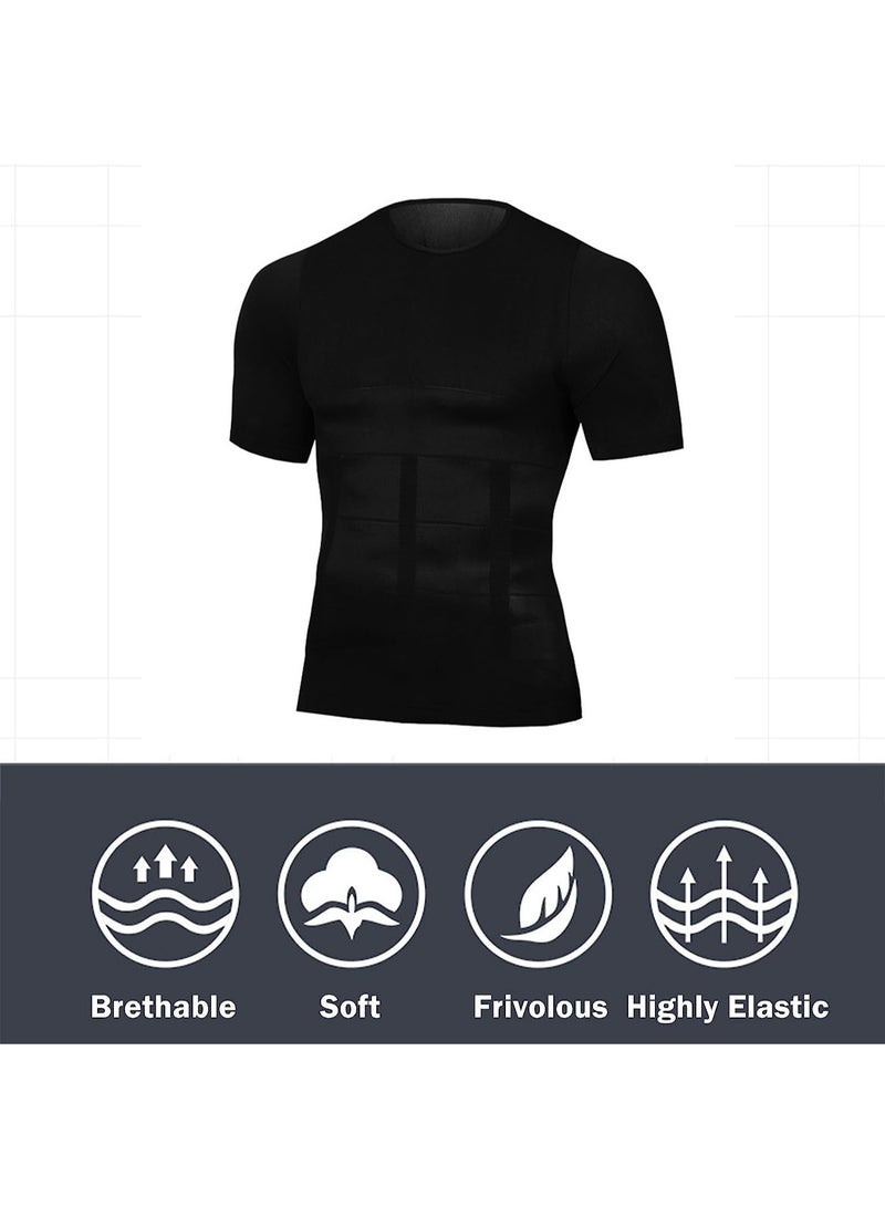 CMGTYYD Body Slim Shirt Vest body Shaper Corset for Men corset Gynecomastia Shaper Compression Tank Top Chest Body Posture Corrector Underwear Shapewear - Image 2