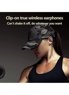 Generic Clip-On Open Ear Bluetooth Earbuds - True Wireless Bluetooth Earbuds for Sports, Running, Cycling, Driving - Air Conduction Headset with Bluetooth 5.3 for Android and iPhone - Apricot  - Image 5